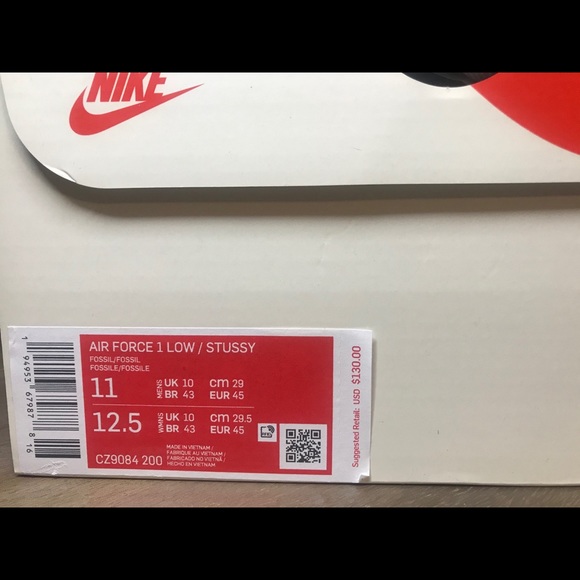 Stussy Air Force 1 low fossil - Picture 6 of 6